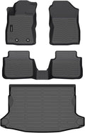 All Weather Floor Mats Cargo Mat Fit for Subaru Crosstrek 2024 2025 2026 & Impreza 2024-2026 TPE Rubber Liners Accessories Set All Season Guard Odorless Anti-Slip Floor Mats Cargo Liner