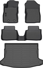 All Weather Floor Mats Cargo Mat Fit for Subaru Crosstrek 2024 2025 2026 & Impreza 2024-2026 TPE Rubber Liners Accessories Set All Season Guard Odorless Anti-Slip Floor Mats Cargo Liner