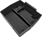 Muslogy Upgraded Center Console Organizer Compatible with 2025 Subaru Forester Middle Armrest Storage Box Insert Tray Cable Holder Interior Accessories Easy Removal (Gray) Won't Fit 2026