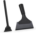 EHDIS Window Tint Tool Mini Quarter Window Squeegee Small Rubber Scraper Kit for Front Windows Rear Glass Shower Cleaning, Auto Car Glass Film Installation