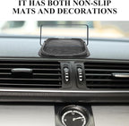 Car Dashboard Phone Tray, Anti-Slip Silicone Pad Phone Holder Car Dashboard Storage Pad Hands Free Smartphone Mount Stand Mul