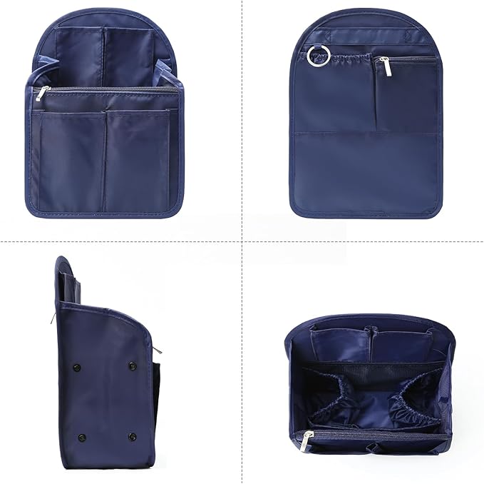 Surblue Backpack Organizer Insert Liner Hanging Travel Rucksack Purse and Handbag Insert Pocket, High-capacity Divider Foldab