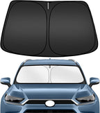 ARISMOTOR Windshield Sun Shade for Toyota Grand Highlander 2024-2025 2026, Custom Fit Foldable Front Window Sunshade Sun Visor Protector, Block UV Rays Keep Your Car Cooler