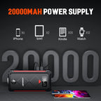Acmount P100 Car Jump Starter, 5000A Peak Lithium Jump Starter Battery Pack for Up to 10.0L Gas or 8.0L Diesel Engine, Safe