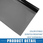 Automotive Window Tint Film Heat Block Scratch Resistant 25% VLT 0.5x7m Car Ceramic Tint PET Black