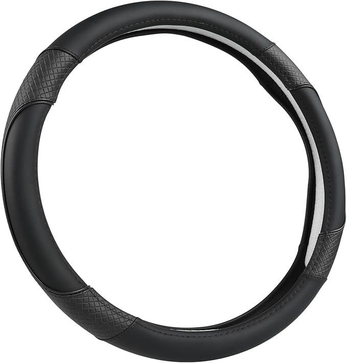 GIANT PANDA Steering Wheel Cover for Toyota, Auto Car Steering Wheel Cover for Toyota Highlander Rav4 Corolla Camry - Solid B