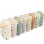 3 Sprouts Baby Closet Dividers 8-Piece Set Newborn to 2T - Double-Sided Organizer for Nursery Clothing Storage - Terrazzo