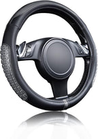 Flying Banner car Steering Wheel Cover Gel Massage Velvet Cool Warm Universal Size 15 inches SUV Truck Anti Slip Odorless Sum