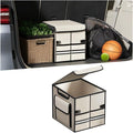 Car Trunk Organizer, Collapsible Multi Compartment Waterproof Sturdy Vehicle Trunk Container Box, Sturdy Automotive Interior S