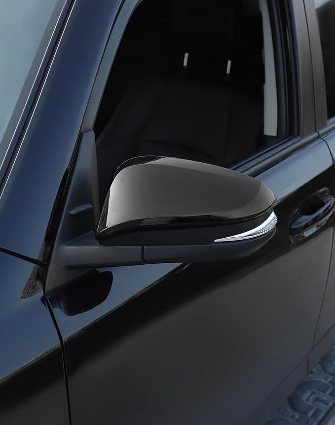 Voodonala for Toyota 4Runner 2017-2023 Side Rearview Mirror Cover Compatible with Toyota 4Runner 2017-2023 (Black)