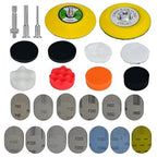 138 PCS 3Inch Sanding Disc Drill Polishing Kit 60-10000 Grit, Headlight Restoration Kit with 1/8" 1/4” Shank Backer Plate, Dr