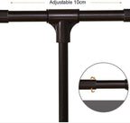 Pull-Down Wardrobe Clothes Rail - Extendable Pull Out Closet Rod, Wardrobe Clothes Hanger Rail Soft Return, Metal Wardrobe Li