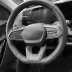 Steering Wheel Cover Compatible with Chevrolet Equinox 2025 2026, Auto Interior Upgrade Accessories-Wood Grain