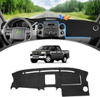 FIILINES Dash Cover for Ford F150 2004-2008, Dashboard Cover F150 Accessories Suede Dash Cover Mat Sunshade Anti-Slip Pad Car
