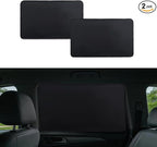 XCBYT Blackout Car Window Shades for Rear Side Windows, 2 Pack Magnetic Sun Shades for Baby Sleep, UV Protection & Heat Reduction, Back Seat Privacy Covers for Travel & Naps
