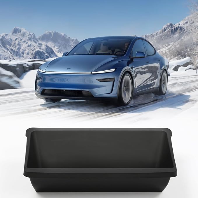 GEEDAR Under Seat Storage Box Organizer for Tesla Model Y 2025 2026 Refresh (Juniper), New Model Y 2025 2026 Hidden Storage Box, Washable Underseat Organizer Fit Tesla Model Y 2025 Accessories