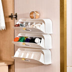 Underwear Socks Storage Box, Multifunctional Storage Box, Plastic Wall Mount Underwear Drawer Organizer, Can Be Used to Store