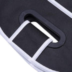 Car Trunk Organizer, Black, 3 Large Sections of Storage, Store Your Cleaning Supplies, Emergency Gear, Groceries, Tools, Great 