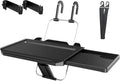Car Steering Wheel Tray Multi-Functional Back Seat Headrest Tray Black Car Desk for Laptop Working Writing Eating Food Drinking with Extended Drawer