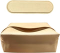 Car Tissue Holder, Leather Auto Headrest Hanging Napkin Box with Magnet-Attracting Adhesive Strip, Universal Vehicle Interior Paper Storage Organizer for Sun Visor, Center Console (White)