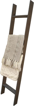 BARNWOODUSA Throw Blanket Ladder – Fully Assembled Reclaimed Wood – Rustic Decorative Ladder for Towels, Quilts, & More – Per