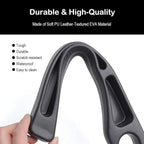 Car Seat Gap Filler Plug Strip 2 Pack, No-Drop Carseat Side Gap Filler Organizer Catcher with Dual Storage & Seatbelt Slot,Universal Fit Fill The Gap Between Seats & Console for Car SUV Truck, Black