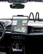 woleyi Tablet Holder for Car Dashboard Windshield [Gooseneck Long Arm] Suction Cup iPad Holder for Car, Car Tablet Mount Compatible with iPad Pro Air Mini, Galaxy Tab, Z Fold, iPhone, 4.7-11" Devices