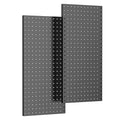TORACK 2-Pack 12x24 inch Metal Pegboard Panels for Garage Wall, Tool Organizer Pegboard for Workbench, Workshop, Tool Storage