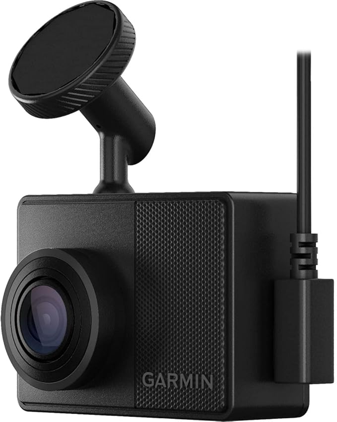 Garmin Dash Cam 67W, 1440p and Extra-Wide 180-degree FOV, Monitor Your Vehicle While Away w/New Connected Features, Voice Con