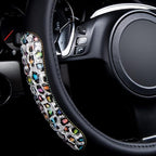 Flying Banner car Steering Wheel Cover Gel Massage Velvet Cool Warm Universal Size 15 inches SUV Truck Anti Slip Odorless Sum
