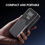 CARSUN Cordless Tire Inflator Portable Air Compressor,Car Tire Pump with Digital Dual Screen,150PSI Portable Air Pump for Car Tires with Deflation&Pressure Gauge,Suitable for Car,Motorcycles,Bicycles