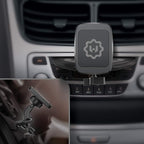 WixGear Rectangular Head Universal CD Slot Magnetic Car Mount Holder, for Cell Phones and Mini Tablets with Fast Swift-Snap Technology
