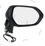 Passenger Side Mirror Assembly Compatible with Toyota Corolla 2020-2025 Non-heated Power Adjustable Glass Replace 8791012F60, TO1321391, 8791002916, 8791002928 Black (3Pin Right)