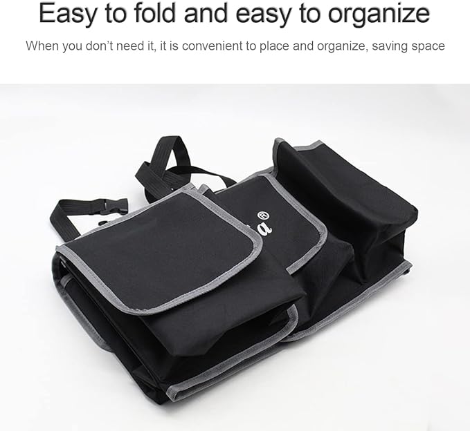 Car Trunk Organizer and Storage, Backseat Hanging Organizer for SUV, Truck, MPV, Waterproof, Collapsible Cargo Storage Bag