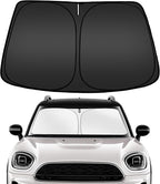 ARISMOTOR Windshield Sun Shade for Mini Countryman Cooper F60 2017-2024 2025 2026, Custom Fit Foldable Front Window Sunshade Sun Visor Protector, Block UV Rays Keep Your Car Cooler