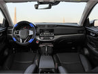 GIANT PANDA Microfiber Leather Steering Wheel Cover for Honda Accord,Civic,CR-V,HR-V,Pilot(Diamond-Pattern-Black+Blue-Standar
