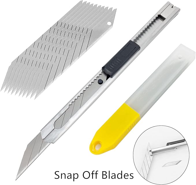Car Install Tools for Vinyl Wrap, Vehicle Tint Window Film Kit Includes Vinyl Wrap Magnets, Edge Trimming Tools, Felt Squeegee, Wrapping Cutter, 9mm Knife