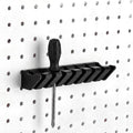 Novabright 1 Pcs Pegboard Screwdriver Holder, Pegboard Organizer Accessories, Eight-Tool Organizer Rack for Pegboards with 0.