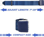 Airplane Seat Belt Extender 2-Pack(7-39 Inch)-FITS All Airlines (Type A,B) suitable for Southwest Airlines, Black