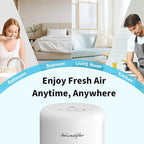 Dehumidifier for Home Small Quiet Dehumidifiers for 44OZ Water Tank Auto Defrost and Shutoff 10 Colors Light 4 Timer Options