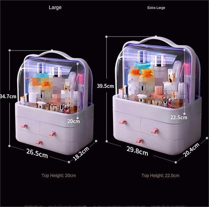 Makeup Organizer Vanity Organizer Household Cosmetic Storage Box Dressing Tables Bedrooms and Bathrooms Makeup Organizer Make