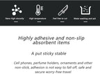 2pack Sticky Upgraded Anti-Slip mat - Non-Slip Rubber, 10.6 X 5.9 Inches - Universal Car Dashboard Sticky Mat for Phone, Sung