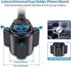 Miracase Universal Cup Phone Holder for Car, [Upgraded Version] Adjustable Long Neck Car Cup Holder Phone Mount Cradle Friendly Compatible with iPhone Samsung Google and All Smartphones, Crystal Pink