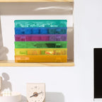 novelinks Plastic Clear Storage Containers for Organizing, Craft Storage Organizers and Stackable Storage Bins with Lids for 
