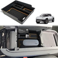 BestEvMod for Rivian R1T & R1S Accessories Center Console Organizer Tray Armrest Storage Box ABS Material with PVC Trim Compatible with Rivian R1T/R1S 2022 2023 2024 2025 2026 Accessories(V2 Yellow)