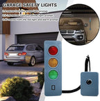 Garage Parking Aid with Led Light, Garage Parking Sensor 3 Color Changing Flashing Distance Indicator, Alarm Signal, Garage Safe Warning Light, Auto Parking System Assist for Car Stop Indicator