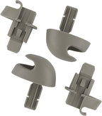 TQPONLY Sun Visor Holder Retainer Clips (2 Pcs) | Compatible with 2000-2003 Dodge Dakota Durango Accessories Car Visor Organizer | Replacement 5GE11TL2AA