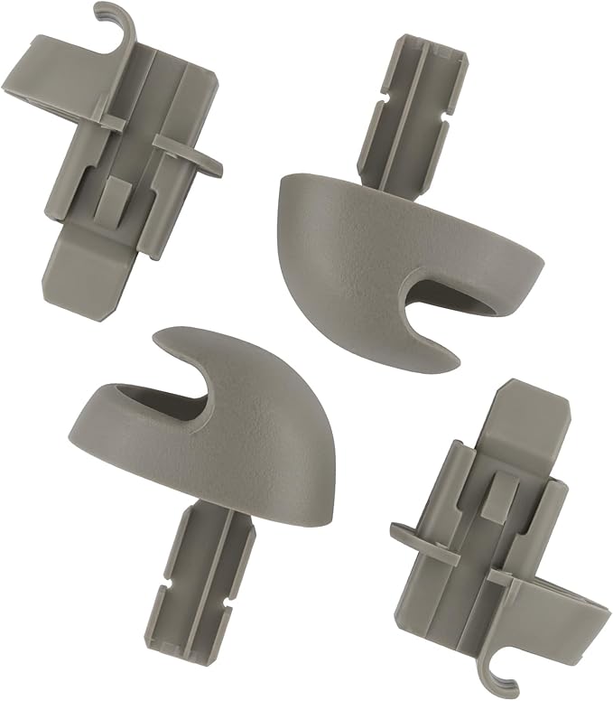 TQPONLY Sun Visor Holder Retainer Clips (2 Pcs) | Compatible with 2000-2003 Dodge Dakota Durango Accessories Car Visor Organizer | Replacement 5GE11TL2AA