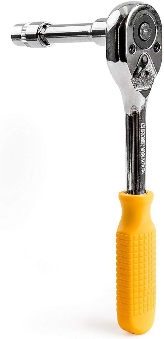 DEKOPRO 228 Piece Socket Wrench Auto Repair Tool Combination Package Mixed Tool Set Hand Tool Kit with Plastic Toolbox Storag