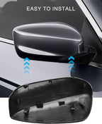 Right Passenger Door Side Rear View Mirror Cover Cap Fit for Honda Accord 2008-2012, Car Rear View Right Passenger Side Mirror Cover Cap Guard Covers Exterior Decoration Trims
